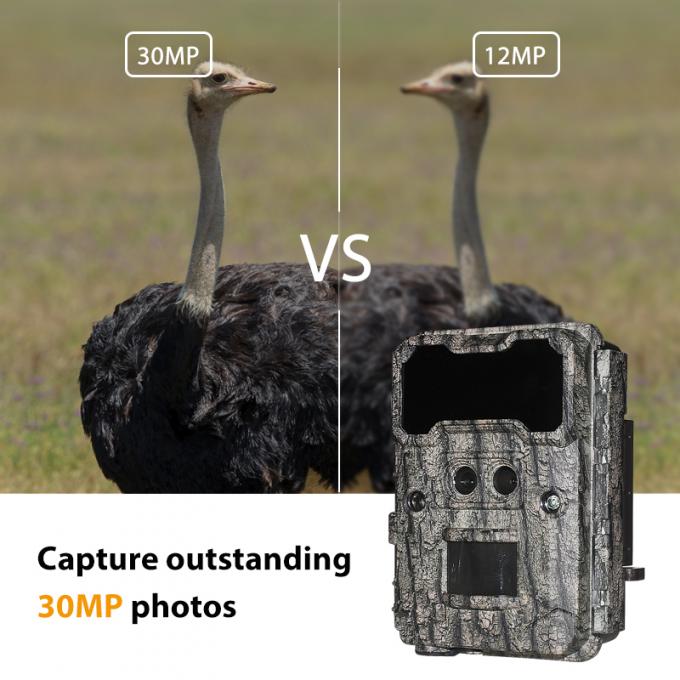 Kızılötesi Av Kamerası 30MP1080P Çift Lensli Yaban Hayatı Kamerası Dış Mekan Tuzak Su Geçirmez 940nm IR Kamera 2