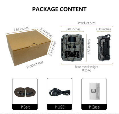 KW591 yaban hayatı açık hava avlanma kamerası iki algılayıcı 1080P FHD Avlama kamerası gece viison CMOS çift lensli