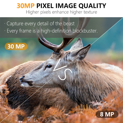 KW696 açık hava av kamerası çift lensli 30MP parlaklıksız iz kamerası 1080p gece görüşü 512G için