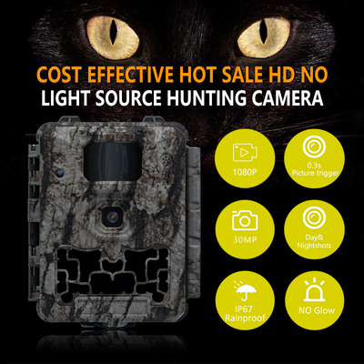 KW561 Trail Infra Cam Mini 30MP 0.25s Hız 4K Video Çözünürlüğü Su geçirmez CMOS Sensörü SD Me
