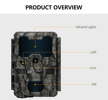 KW865 WIFI Gizli Kamera Dışarıdaki Kablosuz Av Kamerası IP67 20MP Yol Kamerası Resimlerini Size Gönderir