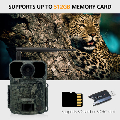 4G OEM / ODM kablosuz deneme kamerası KW895 30MP 0.25s tetikleme hızı SIM kart IP67'de yerleştirilmiştir