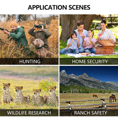 Avcılık ve İzleme Kameraları Güneş Paneli 4G Kablosuz Kamera KW897 Çift Anten ile 100ft Gece Menzili 36MP 2K Video 30fps