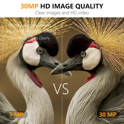 Oyun Kamera KW571 su geçirmez IP67 no-glow CMOS sensörü 30MP fotoğraf 1080P 0.25s tetik hız gece görüşü