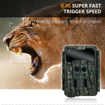 Keepguard çift lensli 30MP parlaklıksız LED iz kamerası 1080P Gece Görüşü Avlama Oyunu Orman vahşi yaşam kamerası