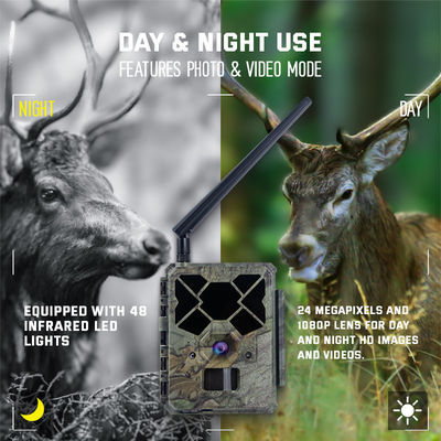 Uzaktan kumandalı 4G Av Kamerası KW886 1080p Video Kapasitesi ve 120ft Gece Menzili