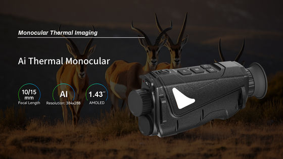 Kırmızı nokta 850nm gece görüş cihazı 8x dijital zoom ile ısı görüntüleme dürbünleri