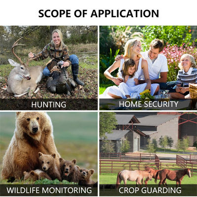 940nm Flaş Dijital Yaban Hayatı Kamerası 48 LED Avcılık İçin Glow PIR Yok