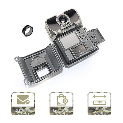 GSM MMS Wildlife Outdoor Trail Kamera CMOS Camo 30MP 4G 1080P Avcılık kamerası