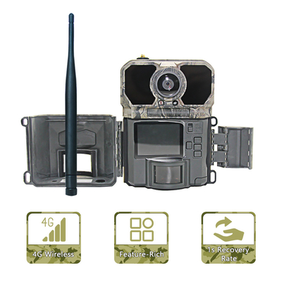 LCD Ekran 4G Trail Kamera Programlanabilir 940nm NO GLOW ICCID FTP SMTP MMS APP kontrol av eşyaları