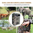 Çift Lensli 4K Video 30FPS Kızılötesi Av Kamerası Yüksek End Trail Kamerası