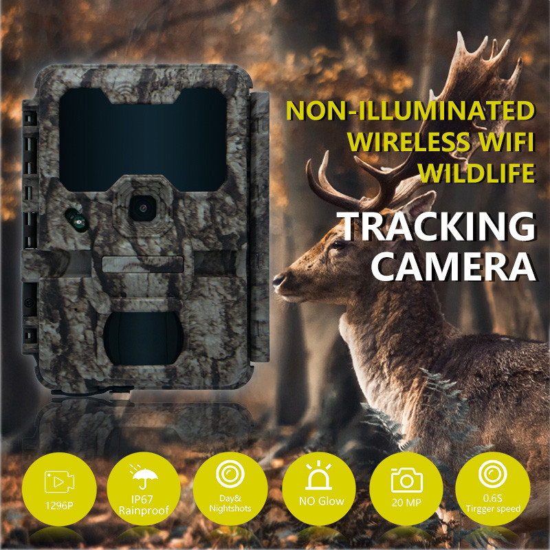 KW865 WIFI Gizli Kamera Dışarıdaki Kablosuz Av Kamerası Fotoğraflarınızı Gönderen Yol Kamerası