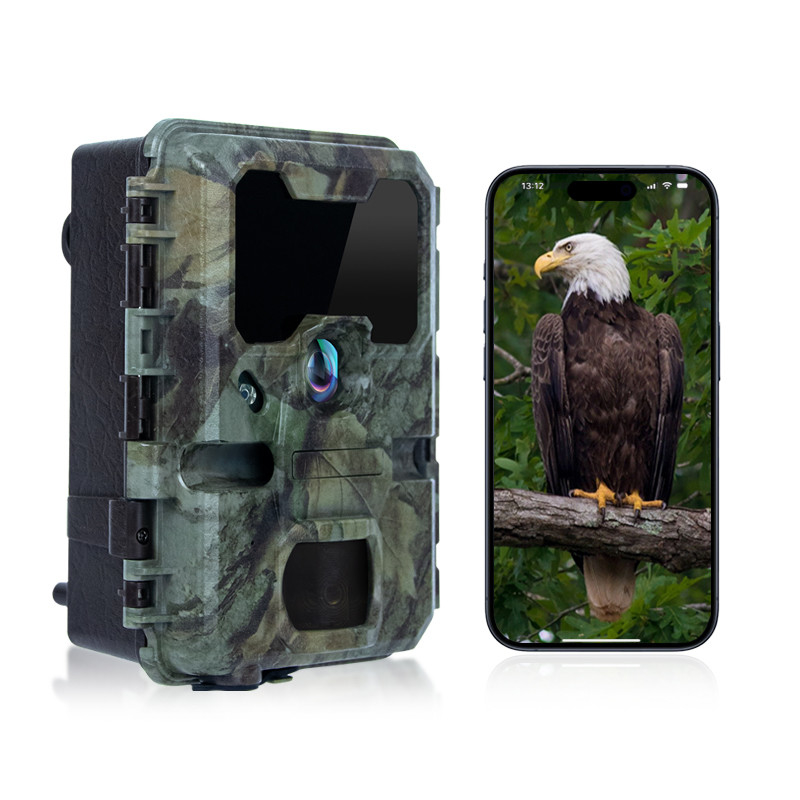 Küçük Boyutlu Trail Kamerası KW788 0.1s Yanıt 32MP keskin Görüntü 4K Video Vahşi Yaşamı İzlemek için 512GB'ye kadar su geçirmez IP67
