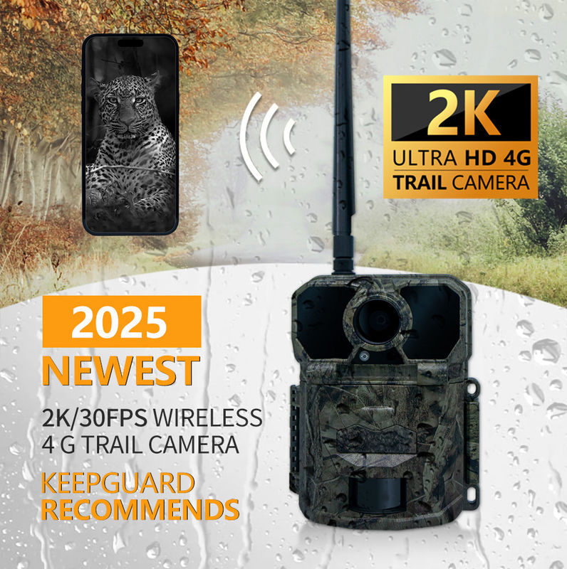 2024 En yeni 4G kablosuz deneme kamerası KW896 30MP 0.15s tetik hızı 100ft gece menzili su geçirmez IP65 avlama kamerası
